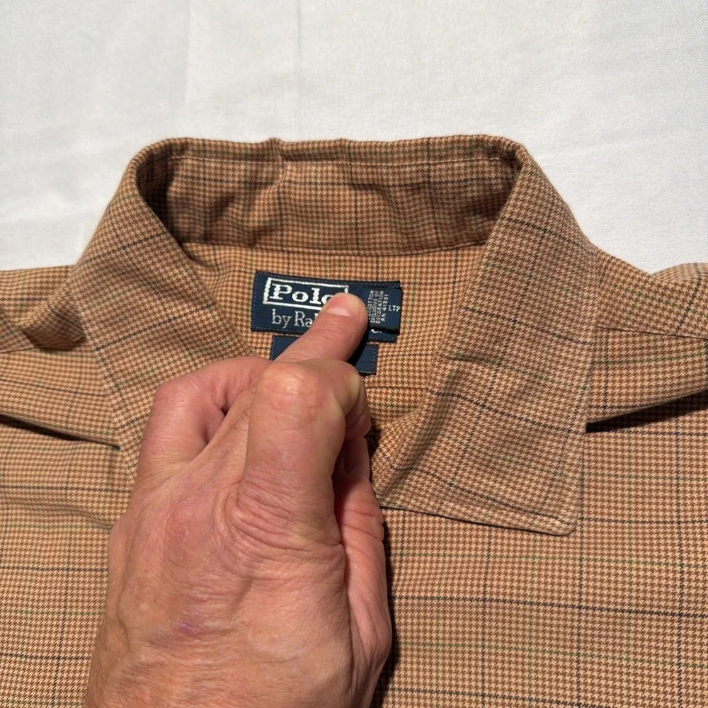 Polo Ralph Lauren Shirt‎ Mens XL Stanton Plaid Multicolor Long Sleeve